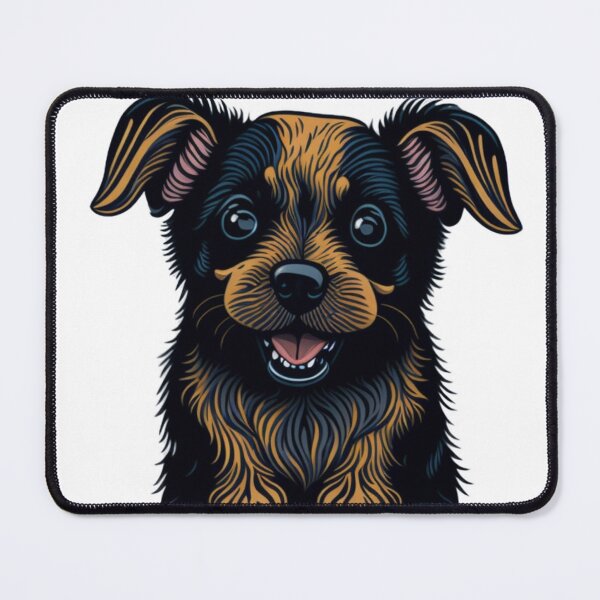 Item preview, Happy Cute Dog Illutration designed and sold by DropTShop.