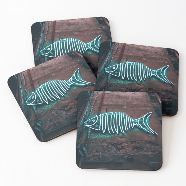 Item preview, Neon light on urban wall: fishbone designed and sold by Reinvention.