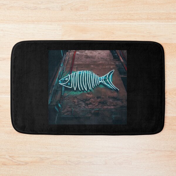 Item preview, Neon light on urban wall: fishbone designed and sold by Reinvention.