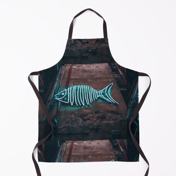 Item preview, Neon light on urban wall: fishbone designed and sold by Reinvention.