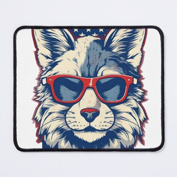 Item preview, American Lynx on Glasses designed and sold by Tuong Nguyen.