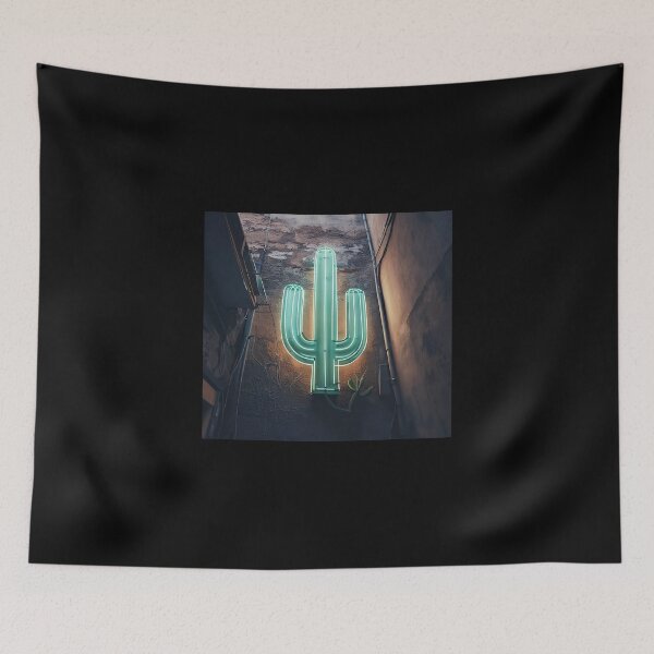 Item preview, Neon light on urban wall: green cactus designed and sold by Reinvention.