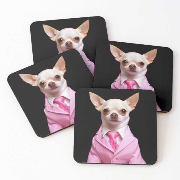 Item preview, Chihuahua in a pink suit designed and sold by Polnorandco.