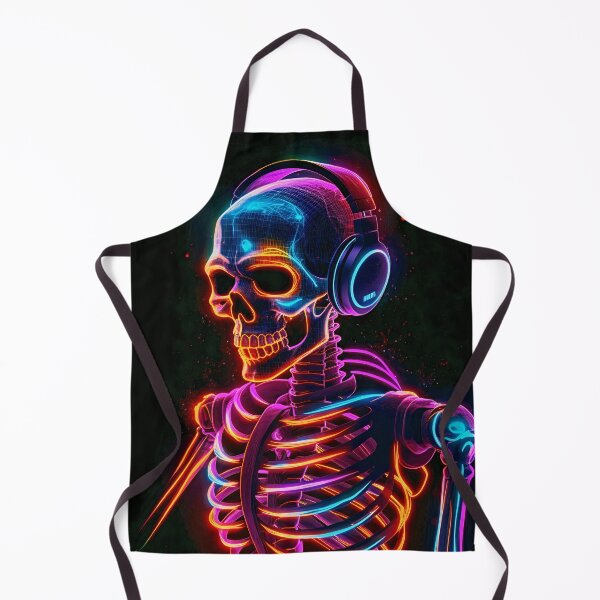 Item preview, DJ Skeleton designed and sold by CoolHippoQuotes.