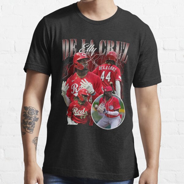 Elly De La Cruz Tee, Cincinnati Reds Baseball Shirt - Ink In Action