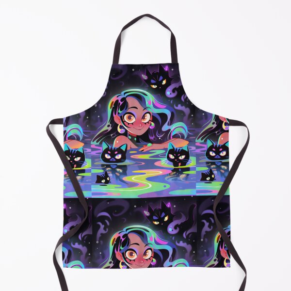 Item preview, Kawaii Rainbow Goth Water Witch designed and sold by BoudiccaLondon.
