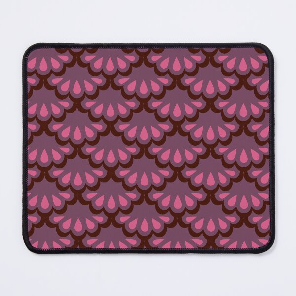 Item preview, Flower Shells - pink and plum - fun retro pattern by Cecca Designs designed and sold by Cecca-Designs.