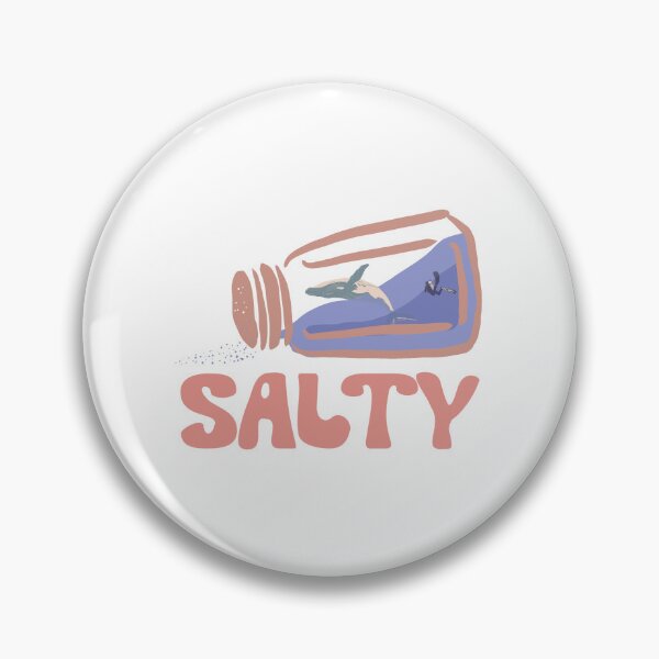 Item preview, Salty Sea Waves of Purple and Pink  | Retro Salt Shaker with Ocean Whale & Diver designed and sold by stuffbyjdohde.