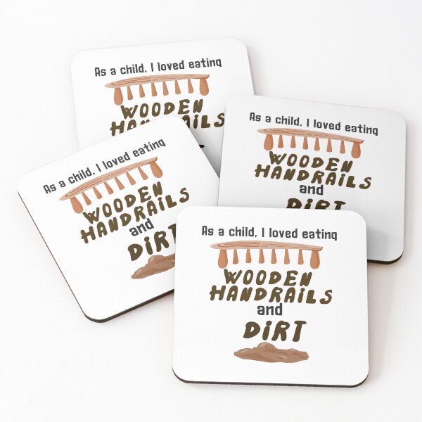 Item preview, As a child I loved eating wooden handrails and dirt sticker by DozyJov designed and sold by DozyJov.