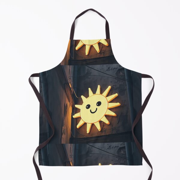 Item preview, Neon light on urban wall: happy cute sun  designed and sold by Reinvention.