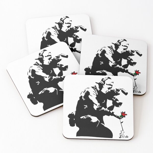 Item preview, Banksy Flower Photographer designed and sold by AudrinaBarri.