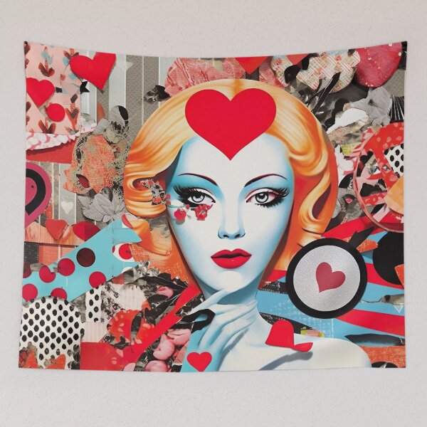 Item preview, Love - digital pop art collage designed and sold by miss-keysmash.
