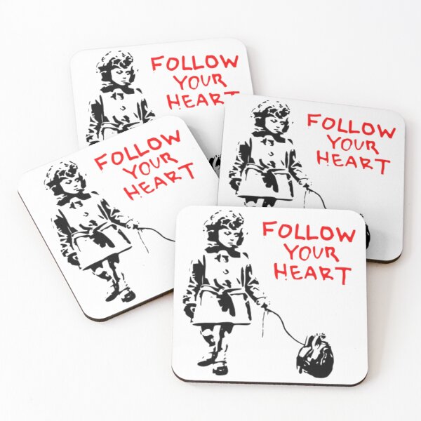 Item preview, Banksy Follow Your Heart designed and sold by AudrinaBarri.