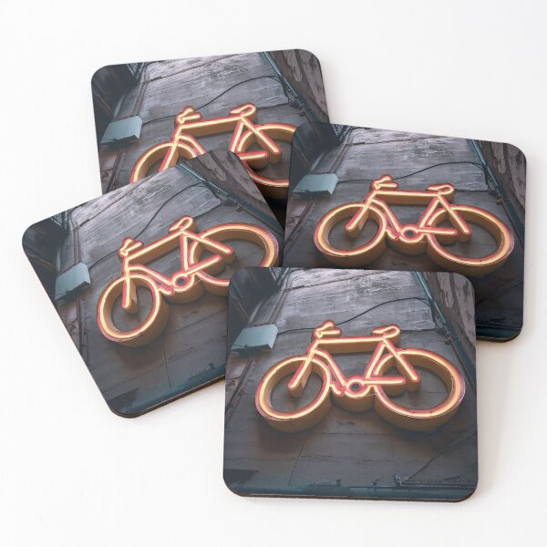 Item preview, Neon light on urban wall: red bike designed and sold by Reinvention.