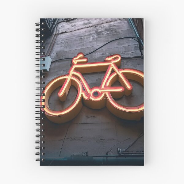 Item preview, Luz de neón en la pared urbana: bicicleta roja designed and sold by Reinvention.