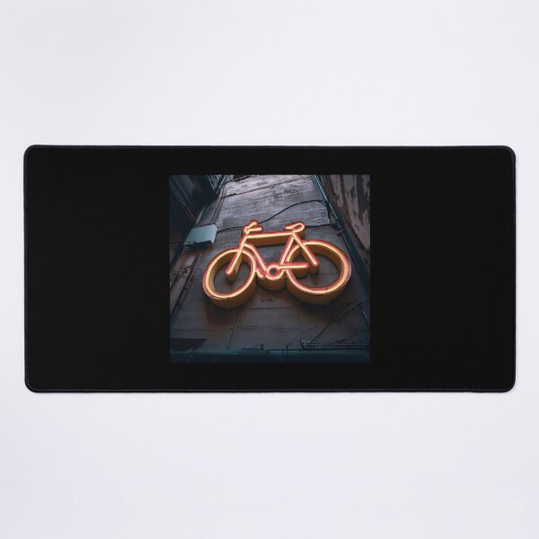Item preview, Neon light on urban wall: red bike designed and sold by Reinvention.
