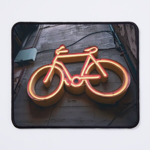 Item preview, Neon light on urban wall: red bike designed and sold by Reinvention.