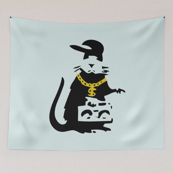 Item preview, Banksy Gangsta Rat designed and sold by AudrinaBarri.