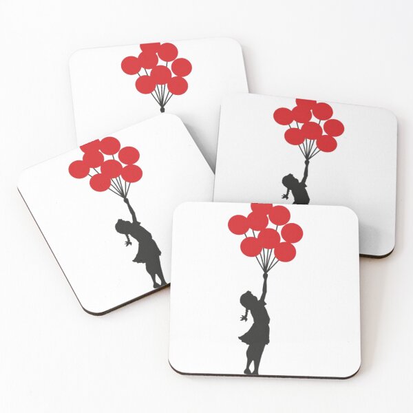 Item preview, Banksy girl balloon designed and sold by AudrinaBarri.
