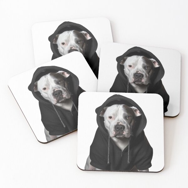 Item preview, Staffie con capucha negra designed and sold by Polnorandco.