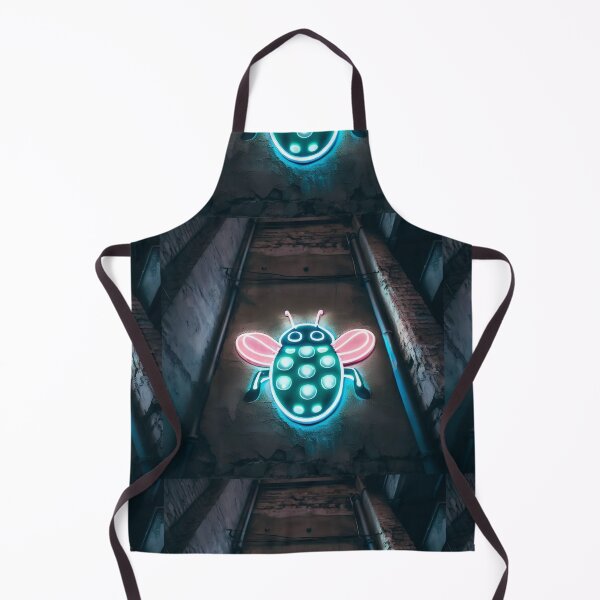 Item preview, Neon light on urban wall: cute ladybug  designed and sold by Reinvention.