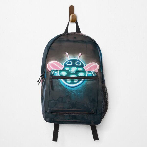 Item preview, Neon light on urban wall: cute ladybug  designed and sold by Reinvention.