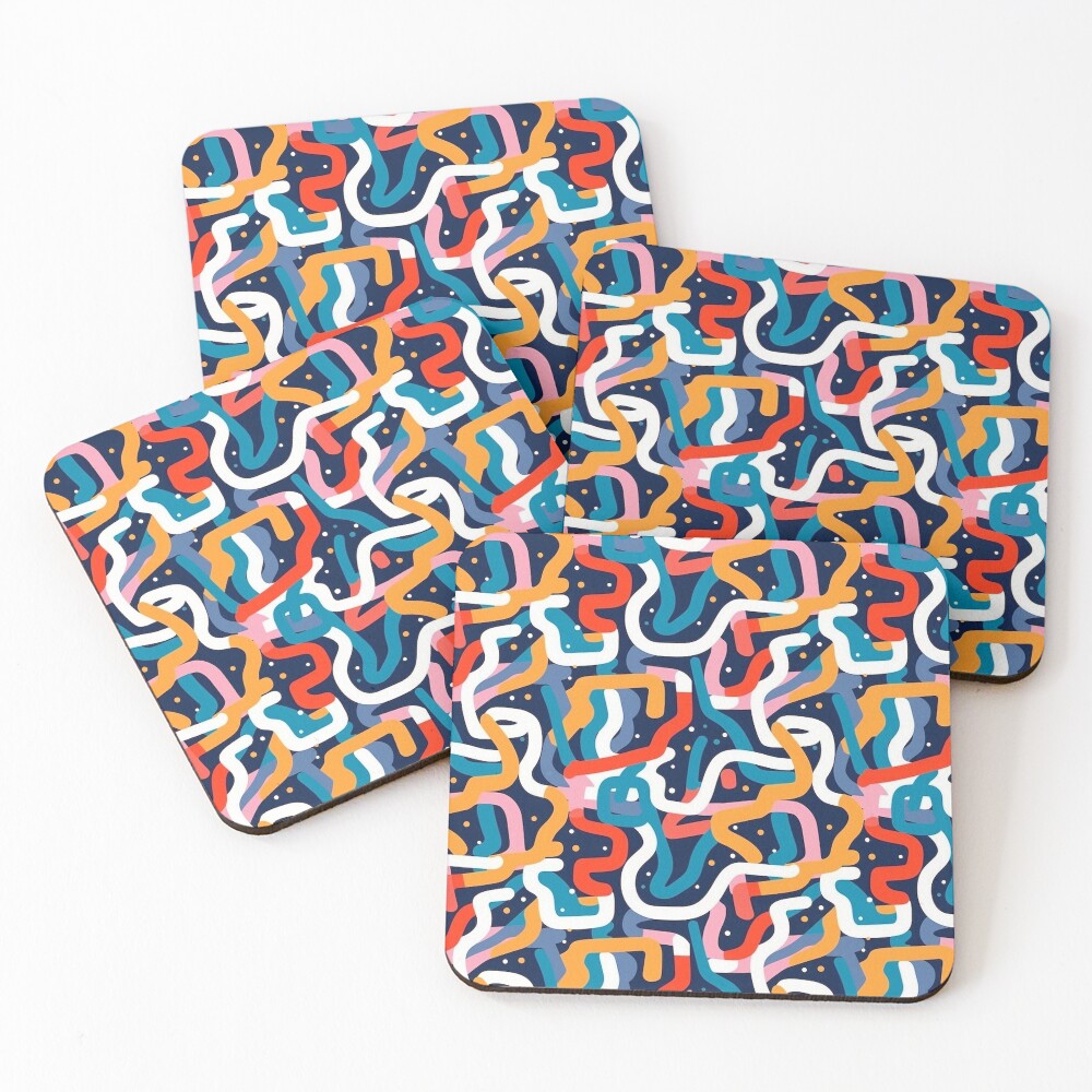 Item preview, Coasters (Set of 4) designed and sold by MidArtForge.