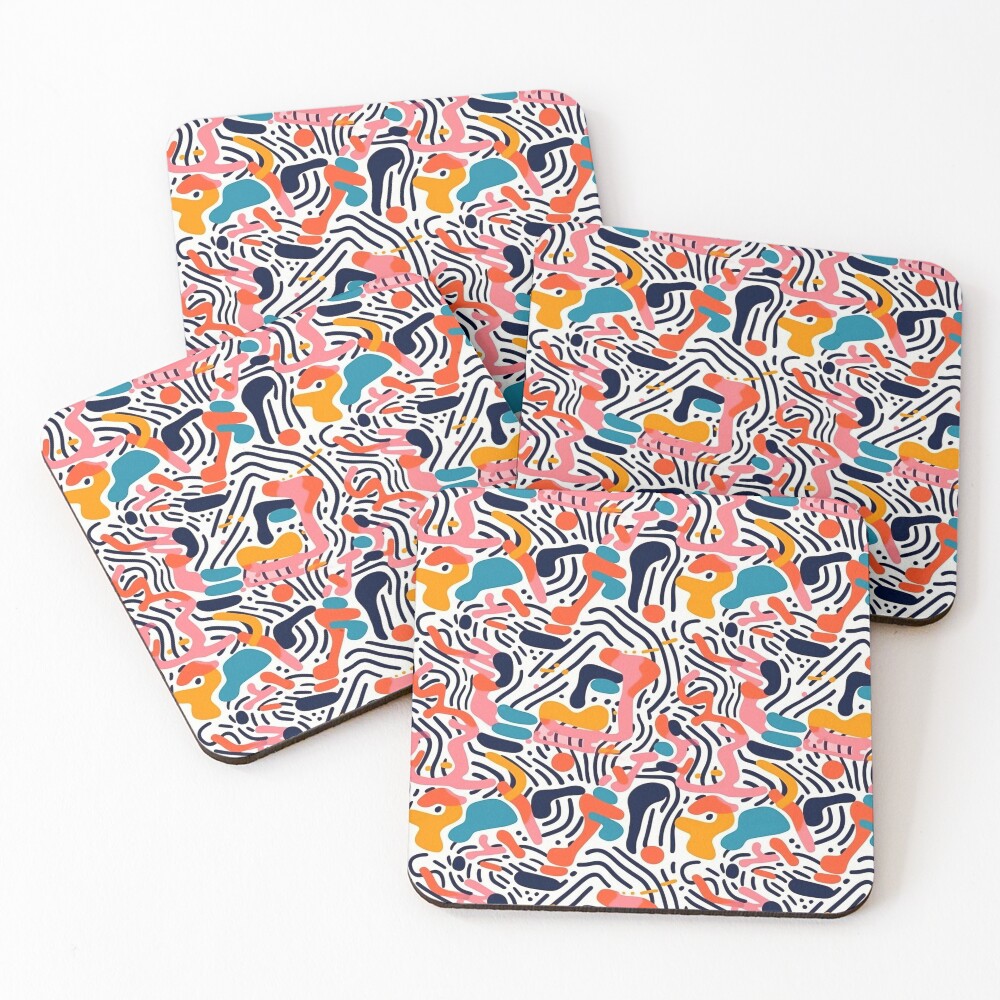 Item preview, Coasters (Set of 4) designed and sold by MidArtForge.