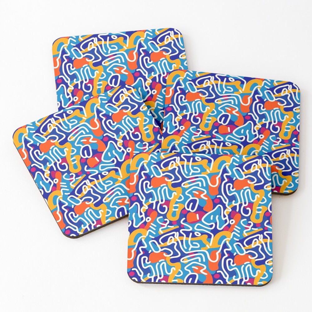 Item preview, Coasters (Set of 4) designed and sold by MidArtForge.