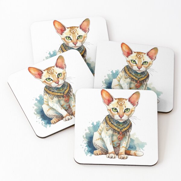 Item preview, Watercolor Burmese Cat Painting: FelineDesigns Purebred Pet Portrait - Whiskers & Paws designed and sold by DooodleGod.