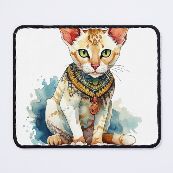 Item preview, Watercolor Burmese Cat Painting: FelineDesigns Purebred Pet Portrait - Whiskers & Paws designed and sold by DooodleGod.