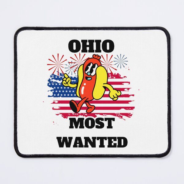 Item preview, OHIO Most Wanted Funny Wiener, 4th Of July designed and sold by ShopULove.
