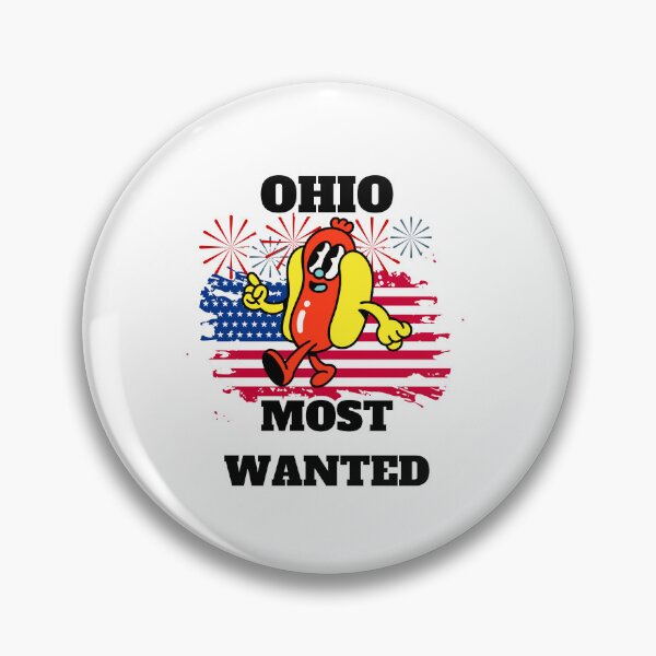 Item preview, OHIO Most Wanted Funny Wiener, 4th Of July designed and sold by ShopULove.