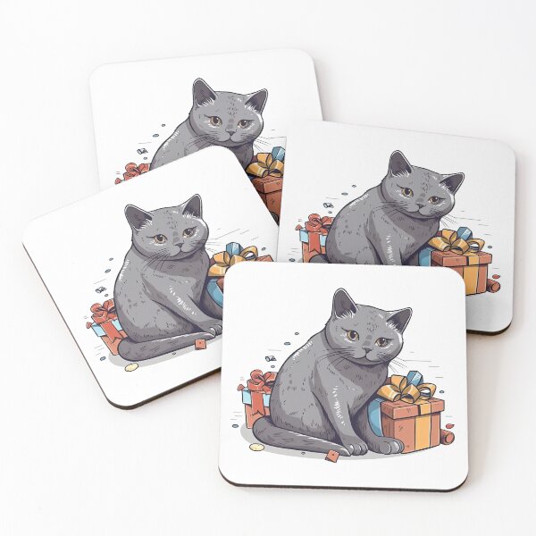 Item preview, Chartreux Cat Breed Activity Design - Playful and Loyal Feline Companion designed and sold by DooodleGod.