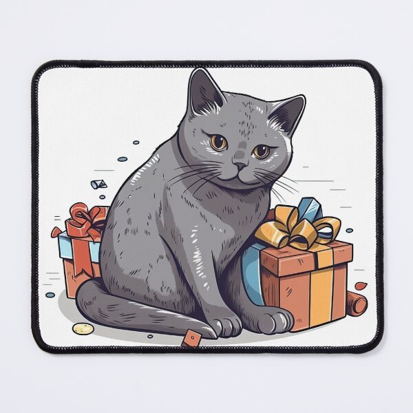 Item preview, Chartreux Cat Breed Activity Design - Playful and Loyal Feline Companion designed and sold by DooodleGod.