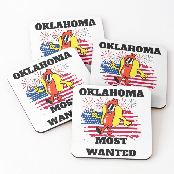 Item preview, OKLAHOMA Most Wanted Funny Wiener, 4th Of July designed and sold by ShopULove.