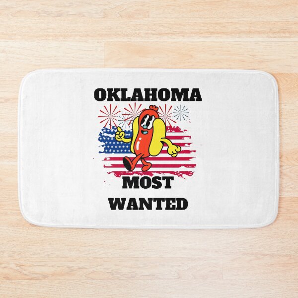 Item preview, OKLAHOMA Most Wanted Funny Wiener, 4th Of July designed and sold by ShopULove.