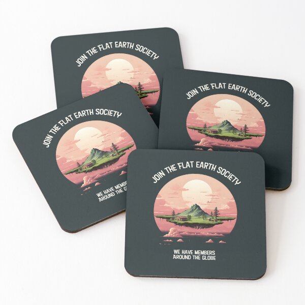 Item preview, Join the Flat Earth Society – We Have Members Around the Globe designed and sold by FiercyTee.