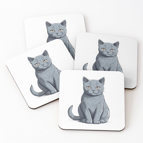 Item preview, Chartreux Cat Breed Activity Design - Playful and Loyal Feline Companion designed and sold by DooodleGod.