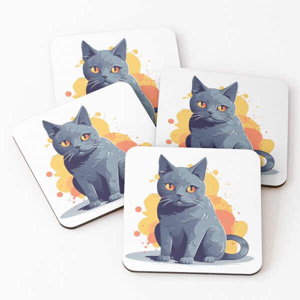 Item preview, Furbulous Chartreux Cat Breed Chart - Intelligent, Personable, & Poised Design designed and sold by DooodleGod.