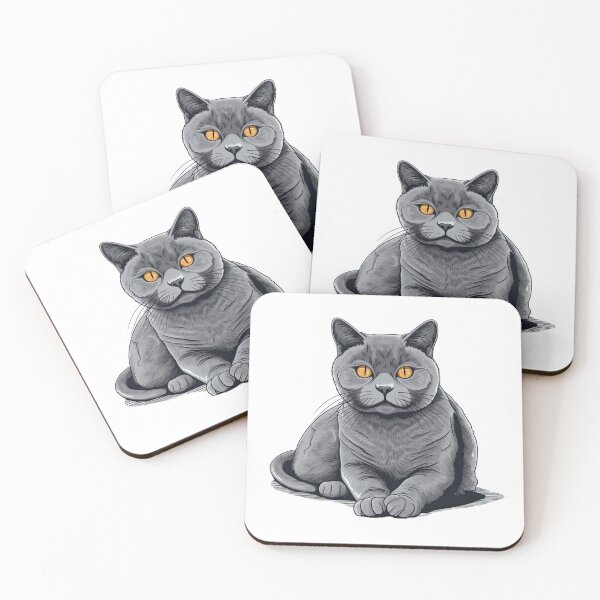 Item preview, Blue-Grey Chartreux Cat Breed Graphic Tee - Friendly Feline designed and sold by DooodleGod.