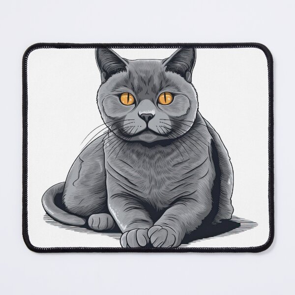 Item preview, Blue-Grey Chartreux Cat Breed Graphic Tee - Friendly Feline designed and sold by DooodleGod.
