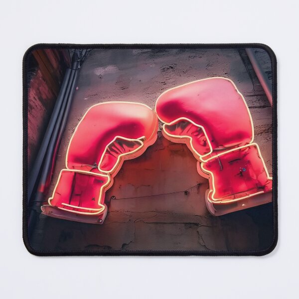 Item preview, Neon light on urban wall: boxing gloves designed and sold by Reinvention.