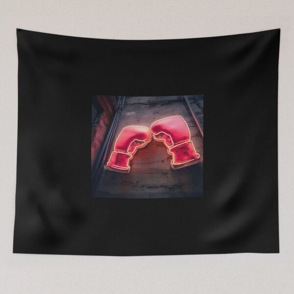 Item preview, Neon light on urban wall: boxing gloves designed and sold by Reinvention.