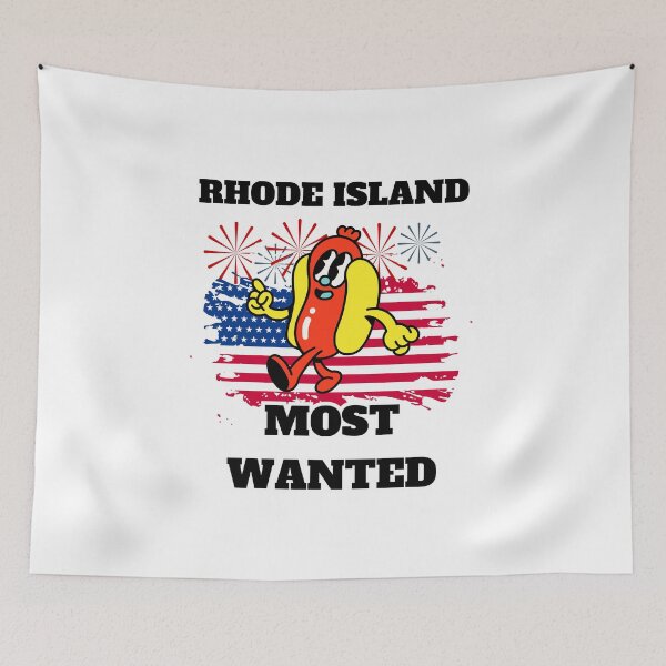 Item preview, 4th Of July, RHODE ISLAND Most Wanted Wiener designed and sold by ShopULove.