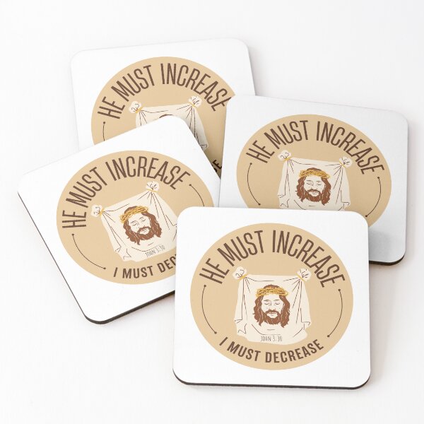 Item preview, John 3:30 - He Must Increase I Must Decrease designed and sold by Nancyanna.