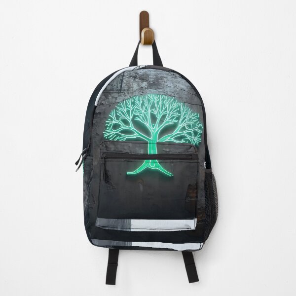 Item preview, Neon light on urban wall: green tree  designed and sold by Reinvention.