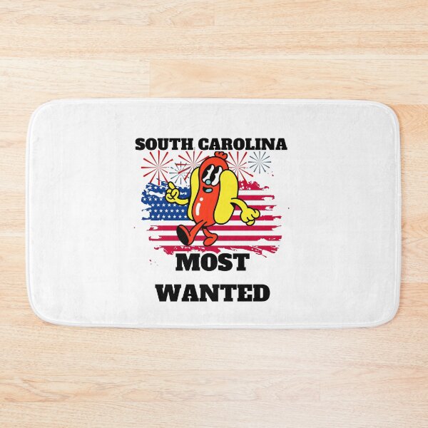 Item preview, 4th Of July, SOUTH CAROLINA Most Wanted Wiener designed and sold by ShopULove.