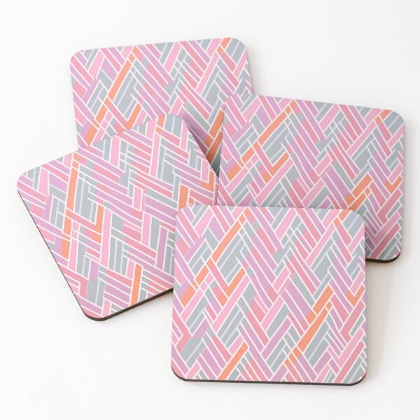 Item preview, Linear Symphony: Vibrant Colors and Geometric Patterns Merge in Abstract Art designed and sold by PastelDelight.