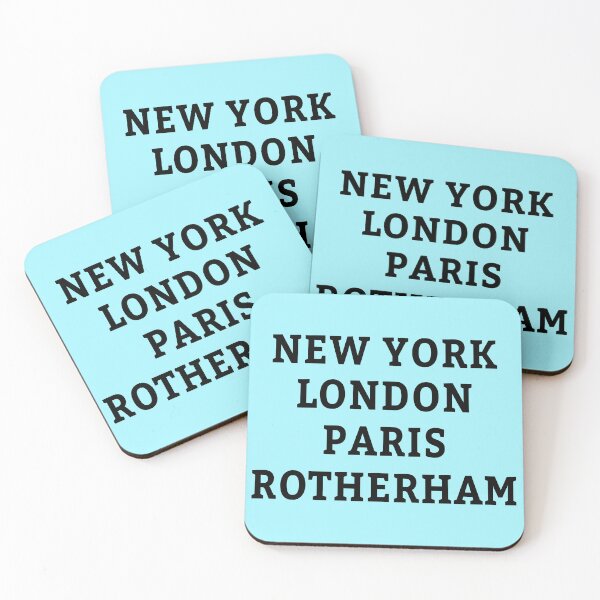 Item preview, New York, London, Paris, Rotherham designed and sold by Jeallan Designs.
